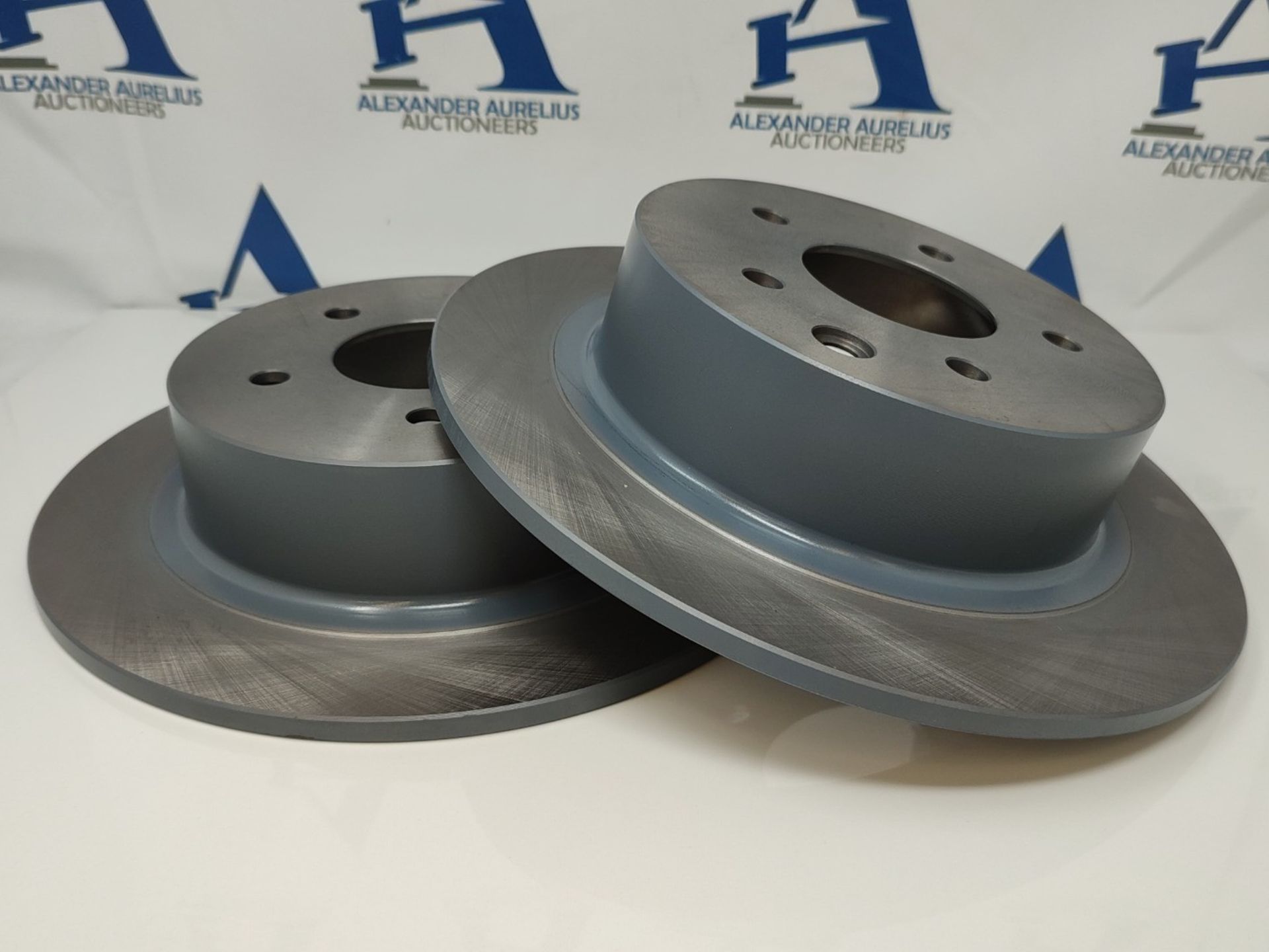 Blue Print ADN143127 Brake Disc Set (2 Brake Disc) rear, full, No. of Holes 5 - Image 3 of 3