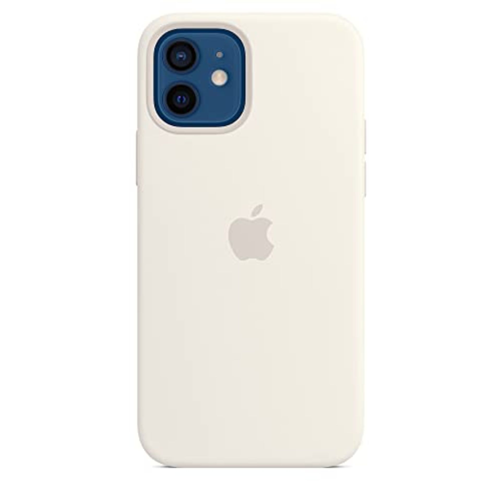 Apple Silicone Case with MagSafe (for iPhone 12 | 12 Pro) - White