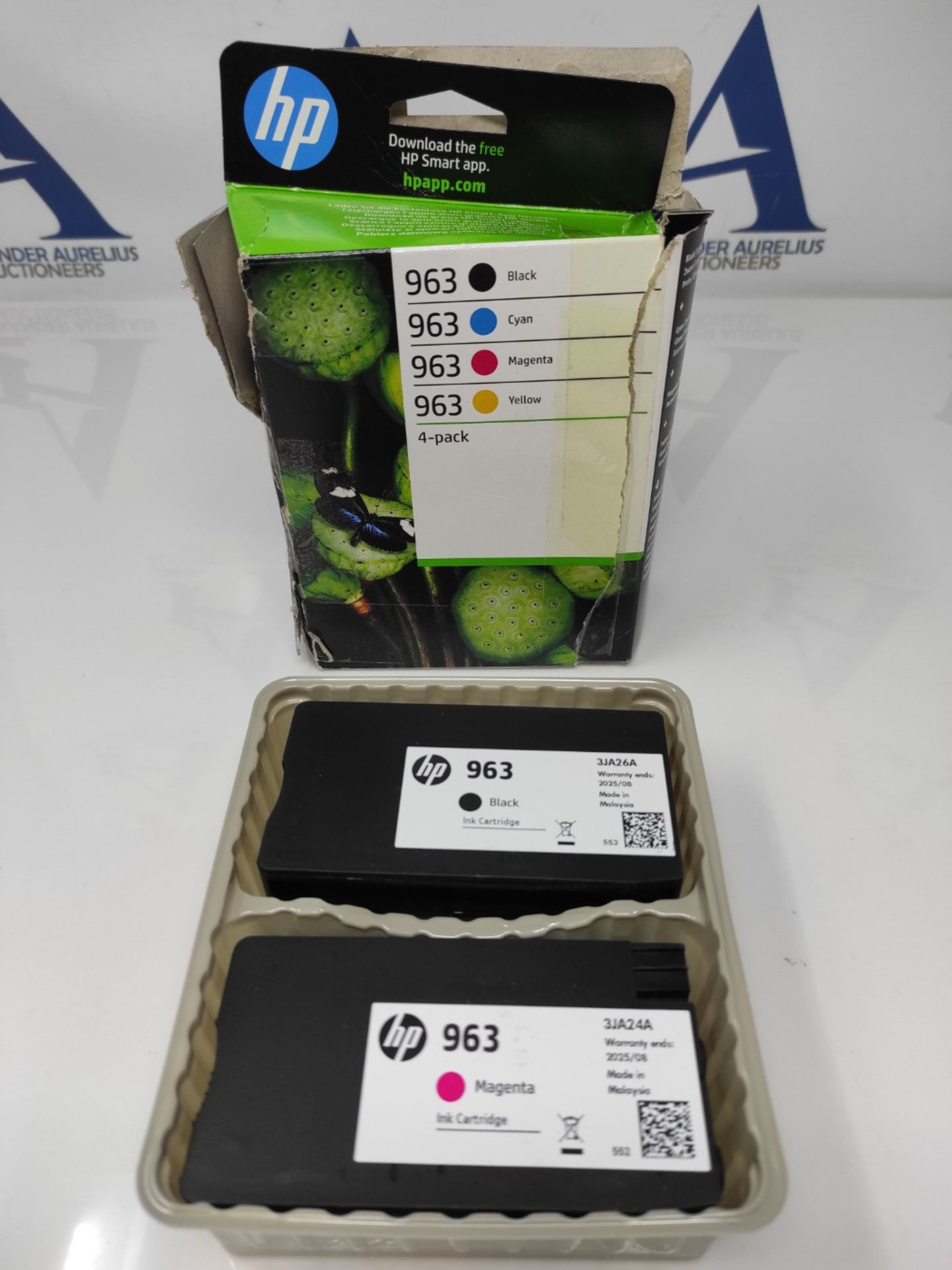 RRP £72.00 HP 6ZC70AE 963 Original Ink Cartridge, Black/Cyan/Magenta/Yellow, Multipack - Image 2 of 2