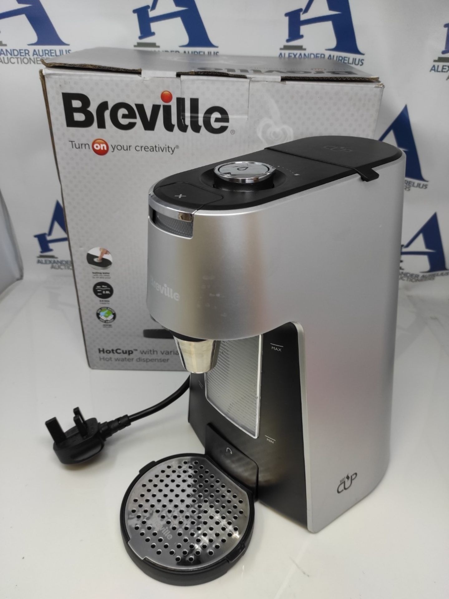 RRP £59.00 Breville HotCup Hot Water Dispenser | 3 kW Fast Boil | Variable Dispense and Height Ad - Image 2 of 2