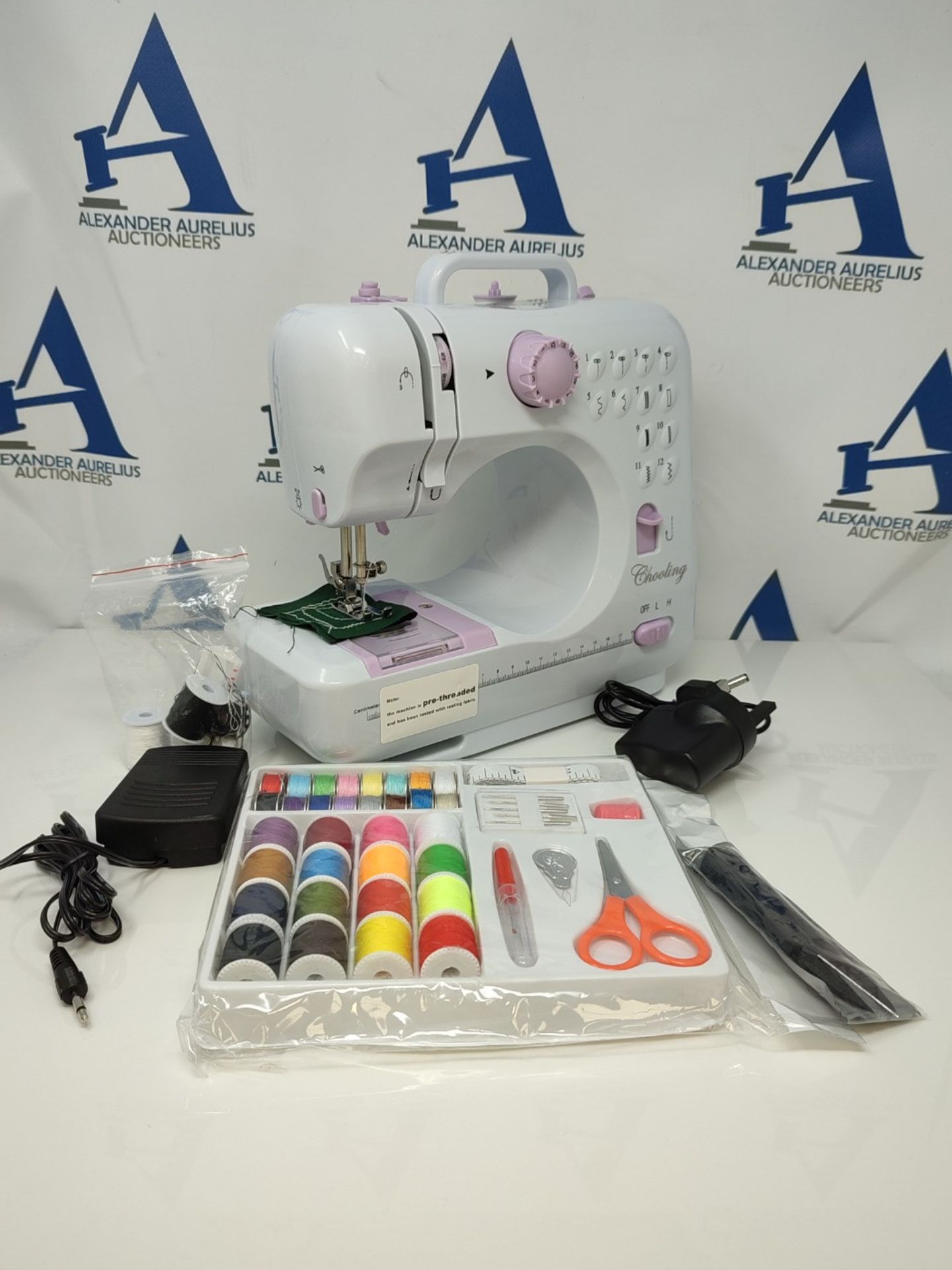 Mini Sewing Machine by chooling (Extension stand, Sewing Supplies set, Thread Snip inc - Image 2 of 2