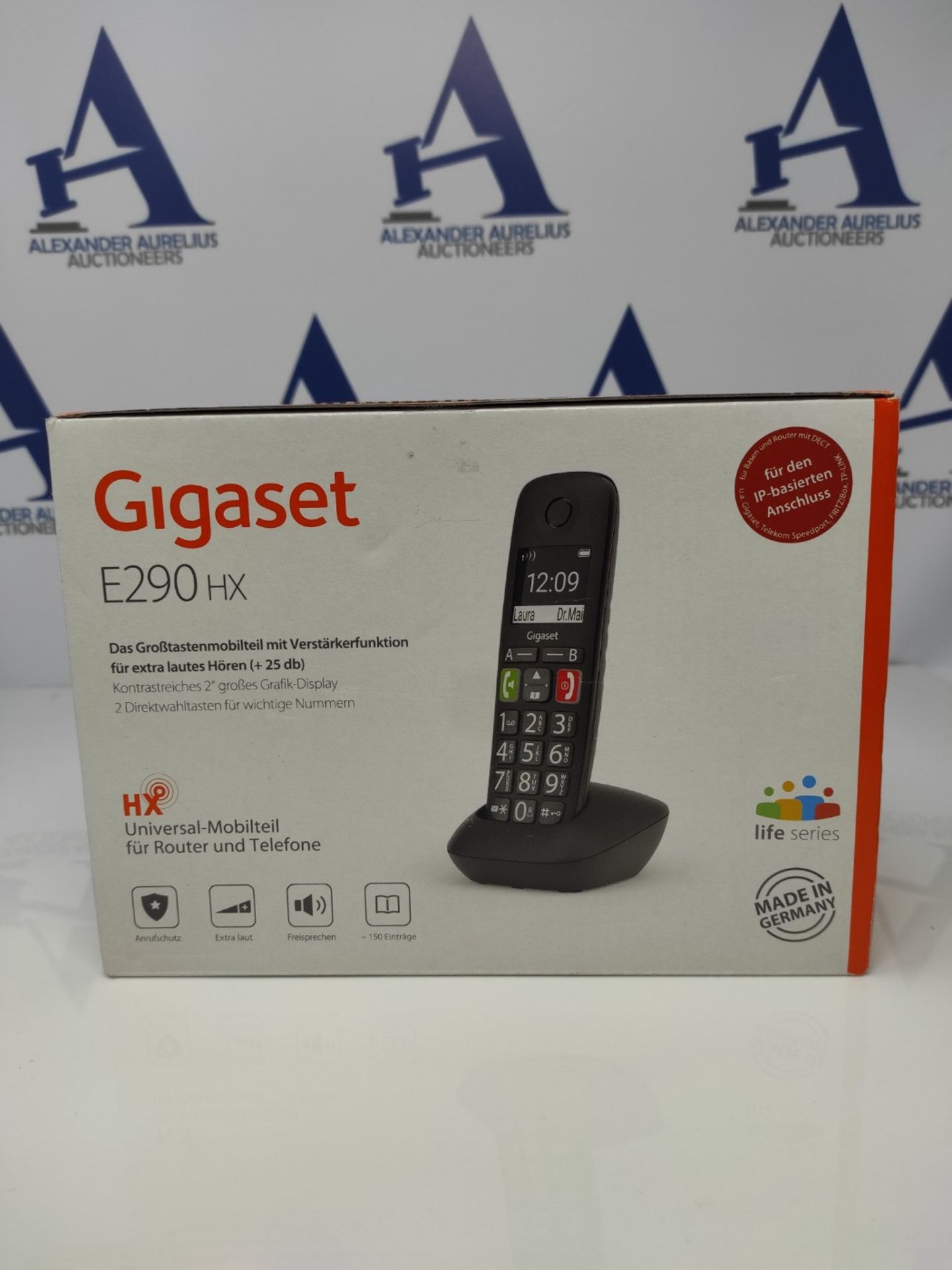 Gigaset E290HX - Cordless DECT telephone for seniors for connection to an existing DEC - Image 2 of 3