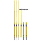 RRP £50.00 Sklz Pro Agility Training Poles - Yellow