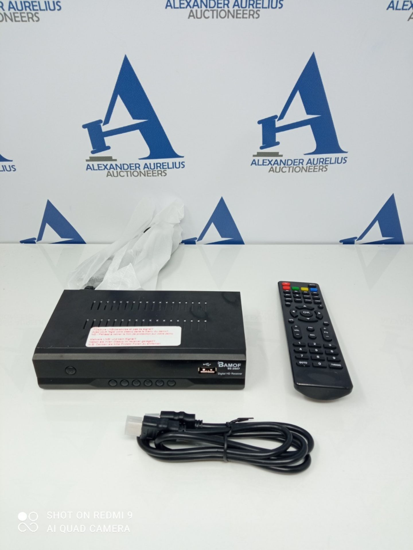 Bamof BE-2607 Digital Satellite Satellite Receiver (HDTV, DVB-S/S2, HDMI, SCART, 2x US - Image 3 of 3