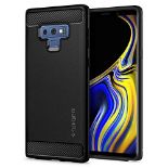 Spigen Rugged Armor Case Compatible with Samsung Galaxy Note 9 - Matte Black