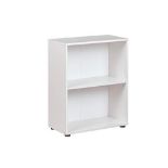 Inter Link Regal Bücherregal mit 2 Fächern Standregal Holzregal in Weiss