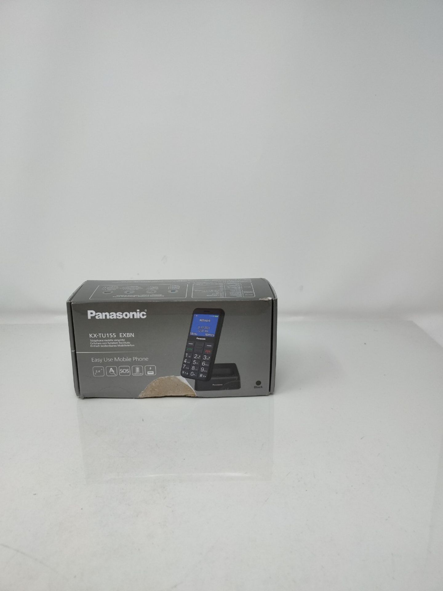 Panasonic KX-TU155 EXBN Easy Use Mobile Phone - Image 2 of 3