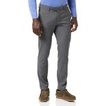 ESPRIT Men's Active Suit Trousers, Grey (Dark Grey), 46