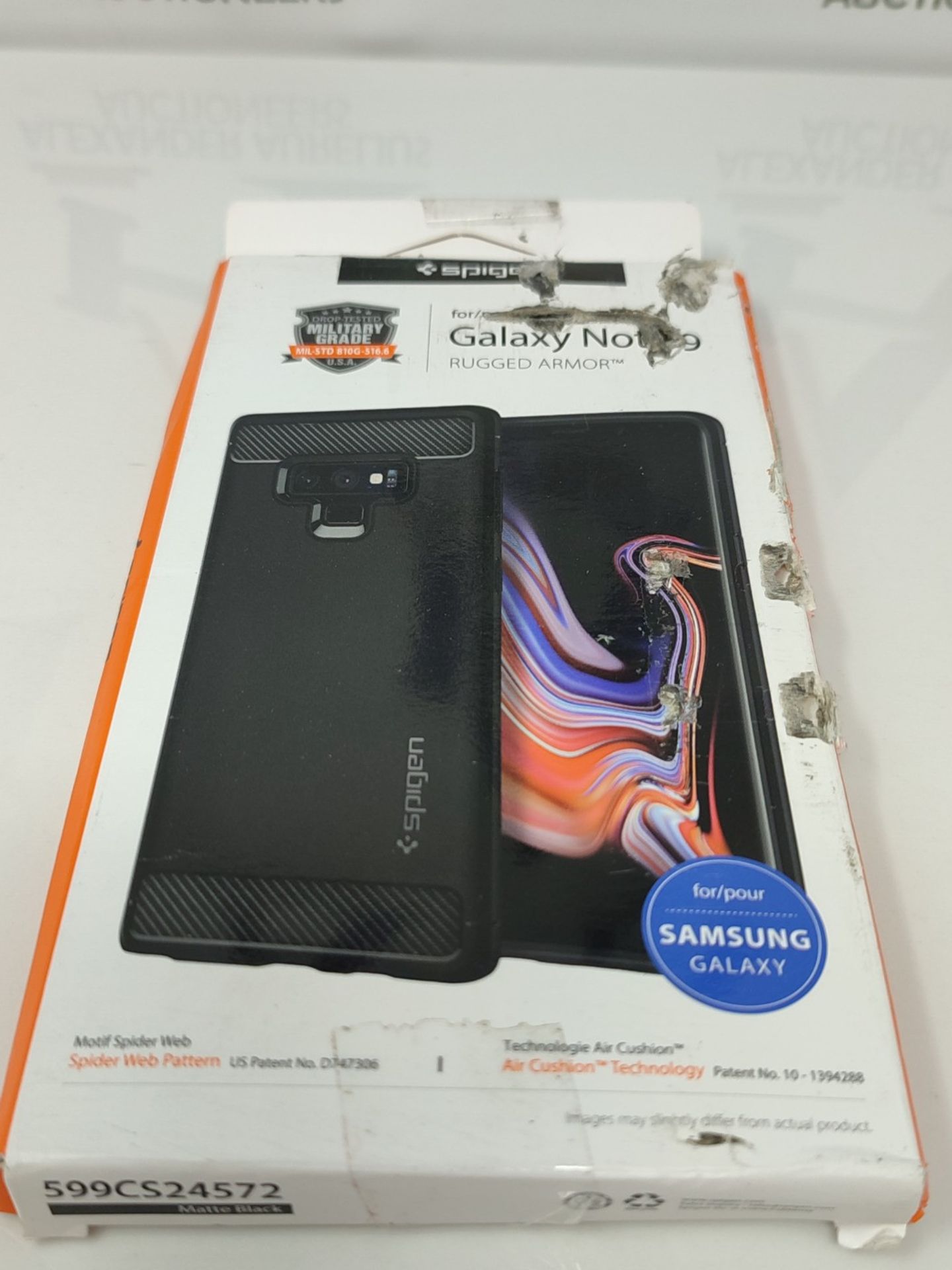 Spigen Rugged Armor Case Compatible with Samsung Galaxy Note 9 - Matte Black - Image 2 of 3