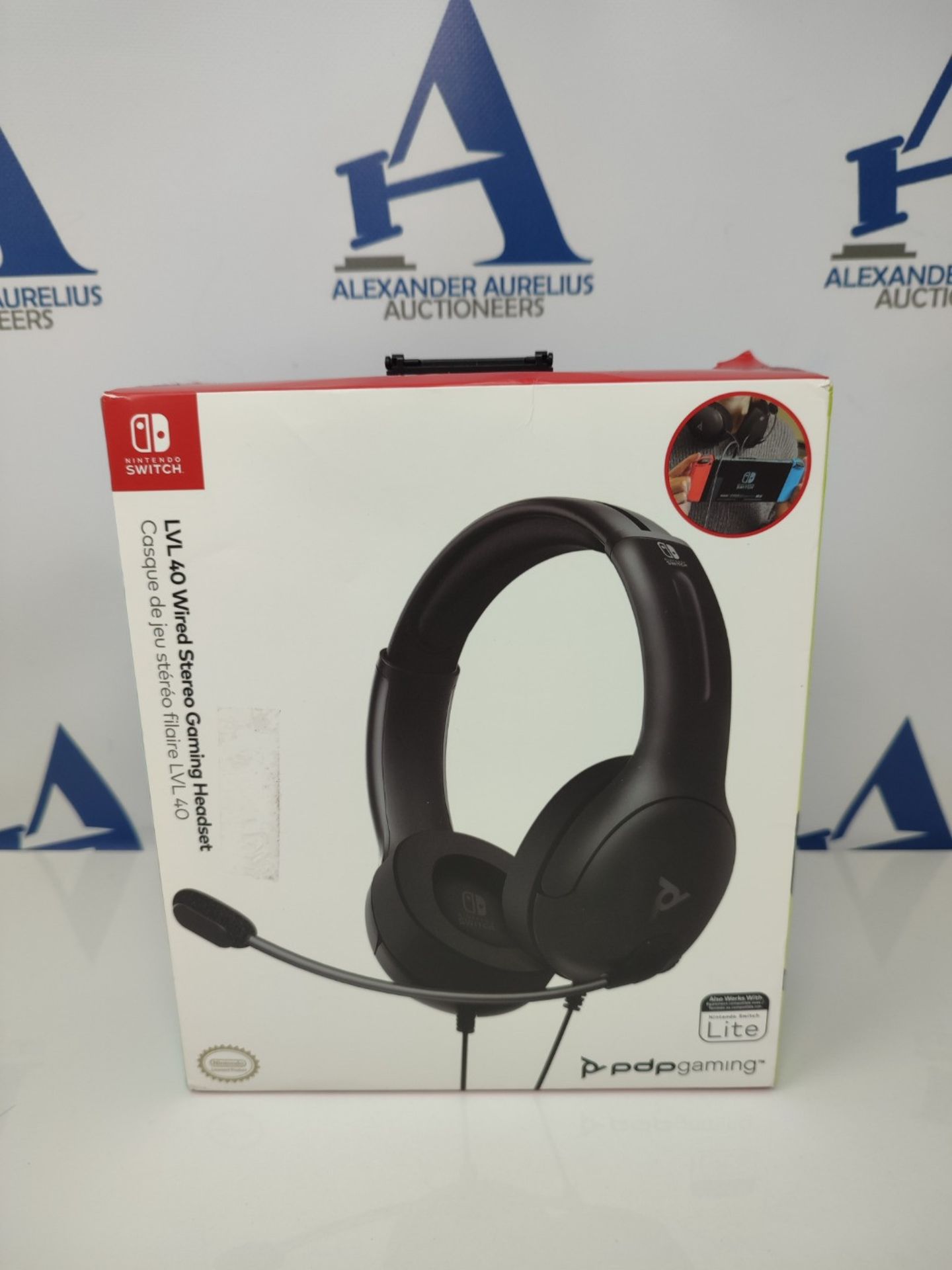 PDP LVL40-Stereo-Headset fÃ¼r Nintendo Switch schwarz [ - Image 2 of 3