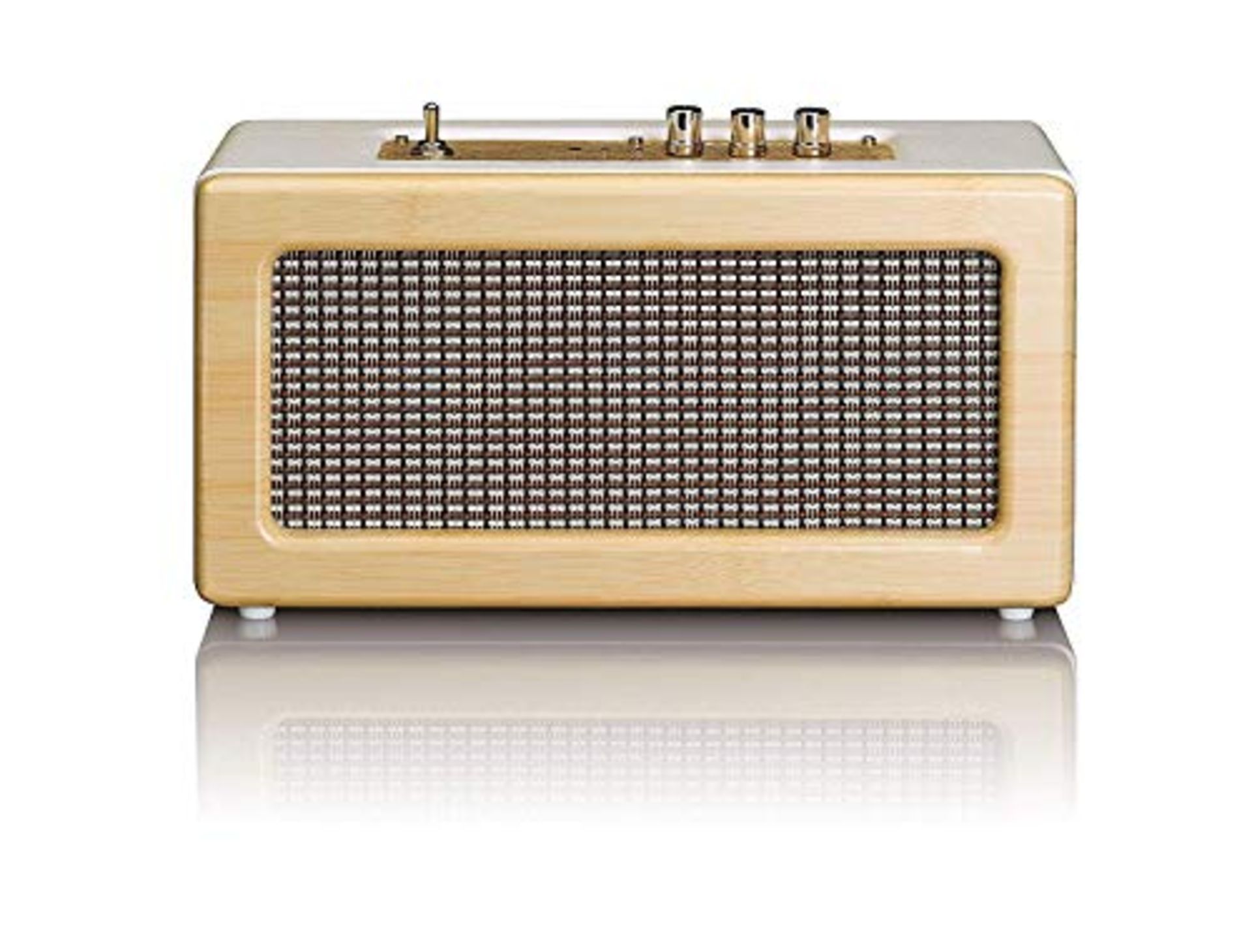Lenco Bluetooth speaker BT-300 - portable retro speaker - stereo 2 x 10 watts RMS - in
