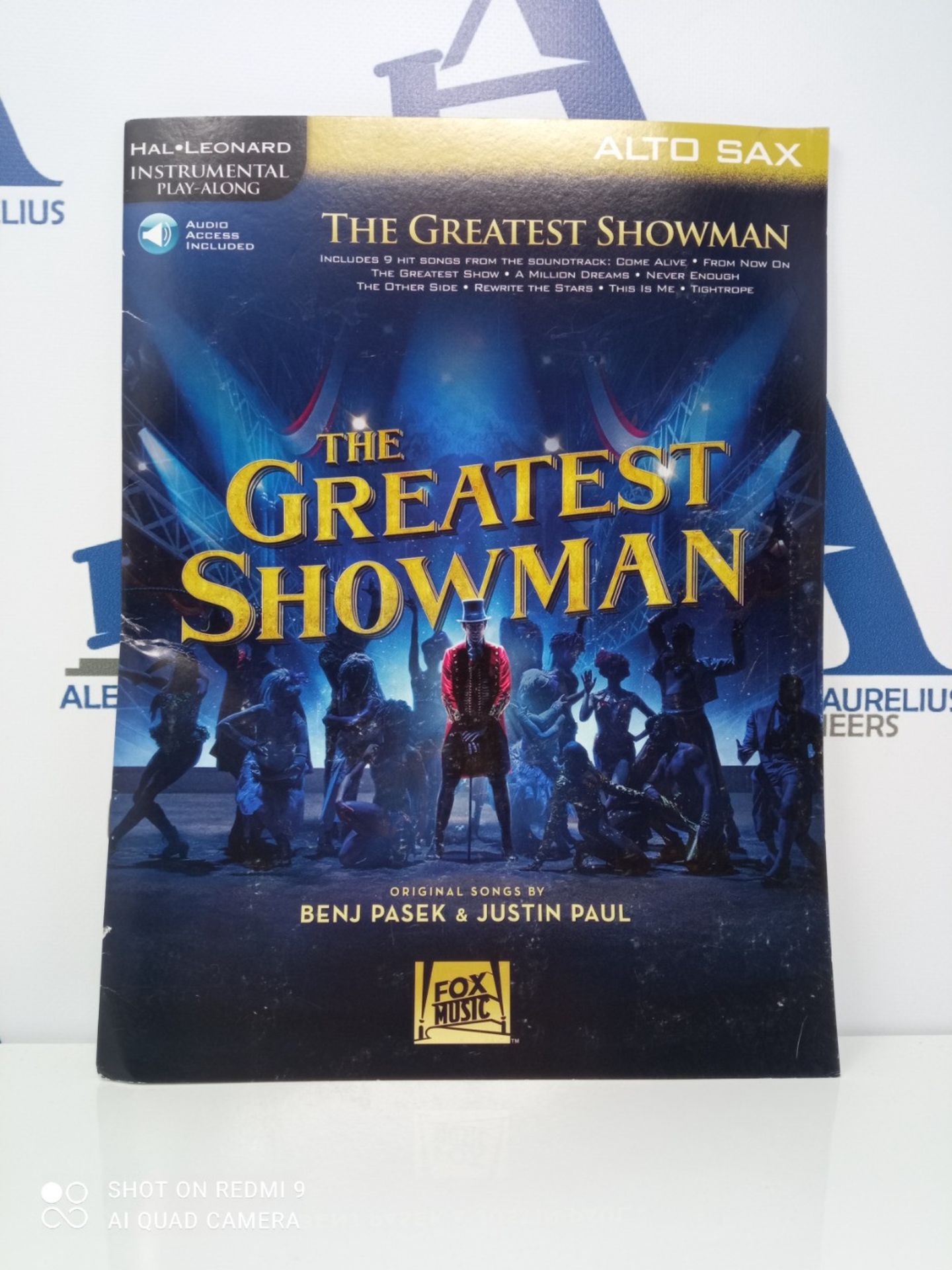 Instrumental Play-Along: The Greatest Showman - Alto Saxophone (Book/Online Audio) (Ha - Image 2 of 2