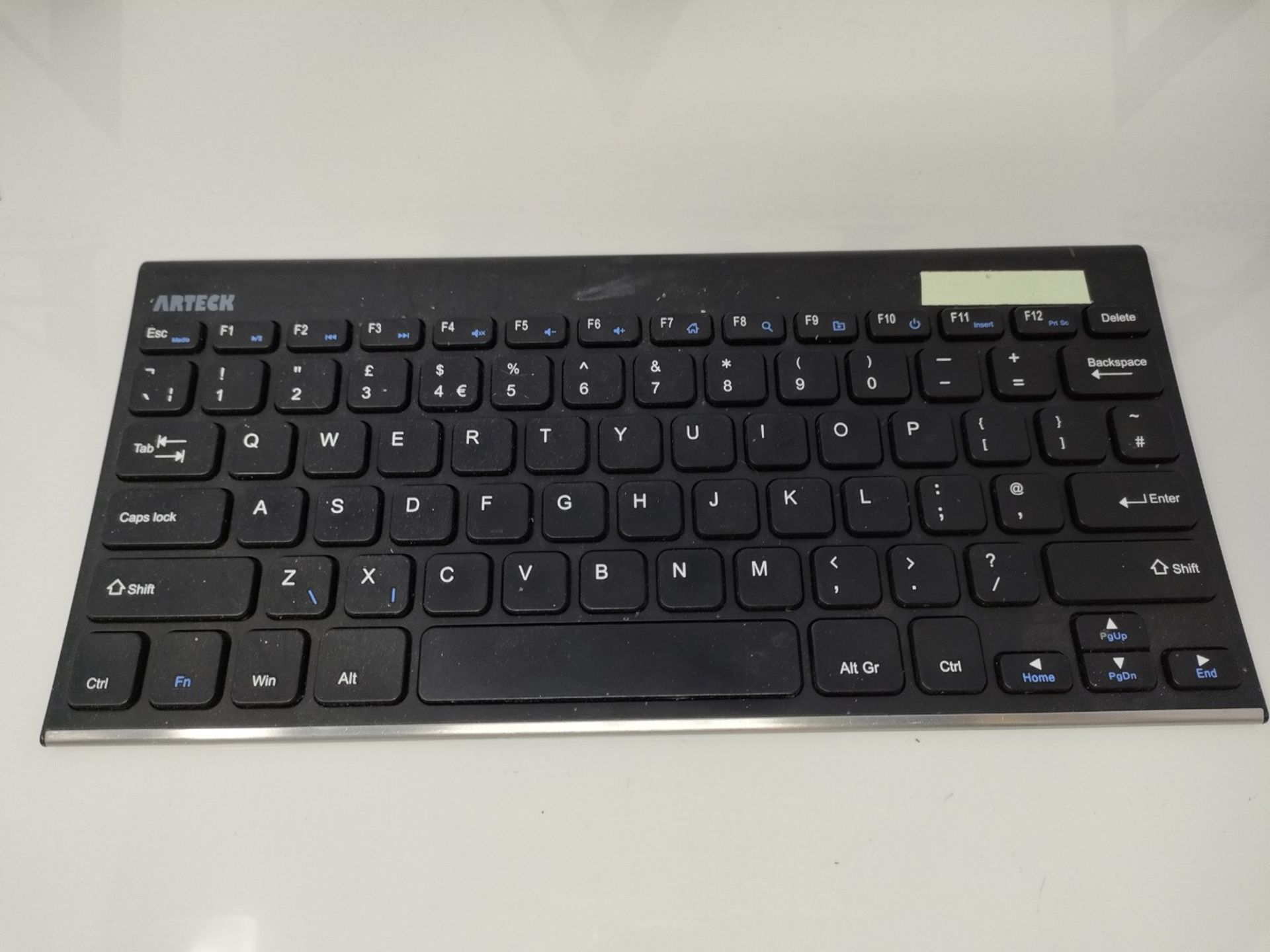 [INCOMPLETE] Arteck 2.4G Wireless Keyboard Stainless Steel Ultra Slim Full Size Keyboa - Bild 2 aus 2