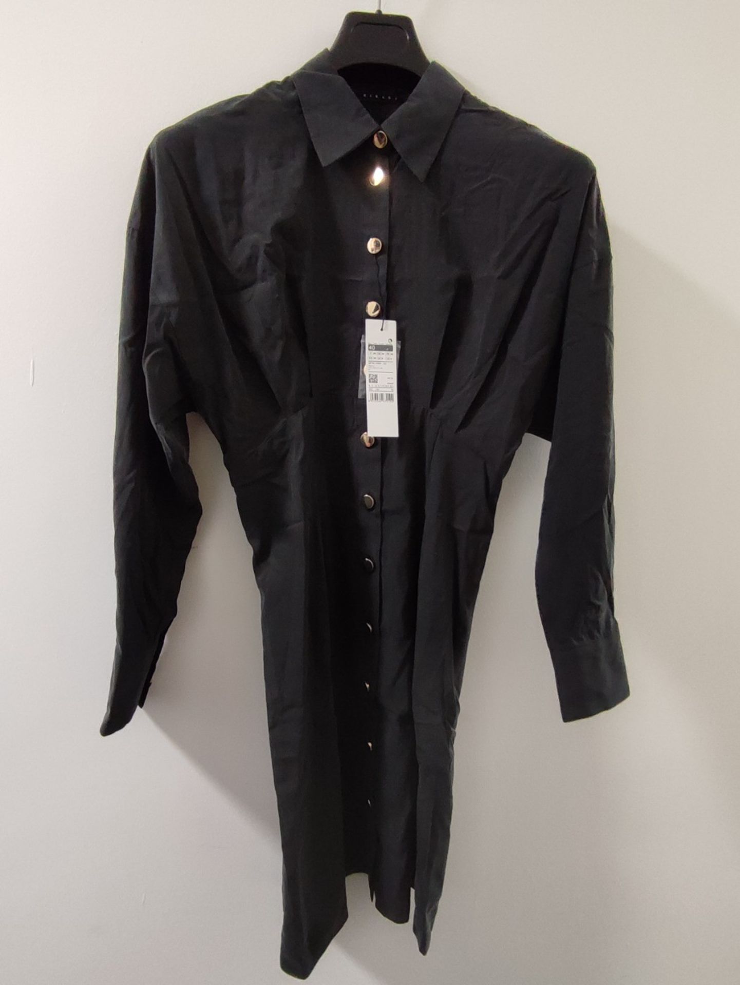 RRP £72.00 Sisley Women's Dress 48T8LV00M, Black 100, 8 - Image 2 of 2