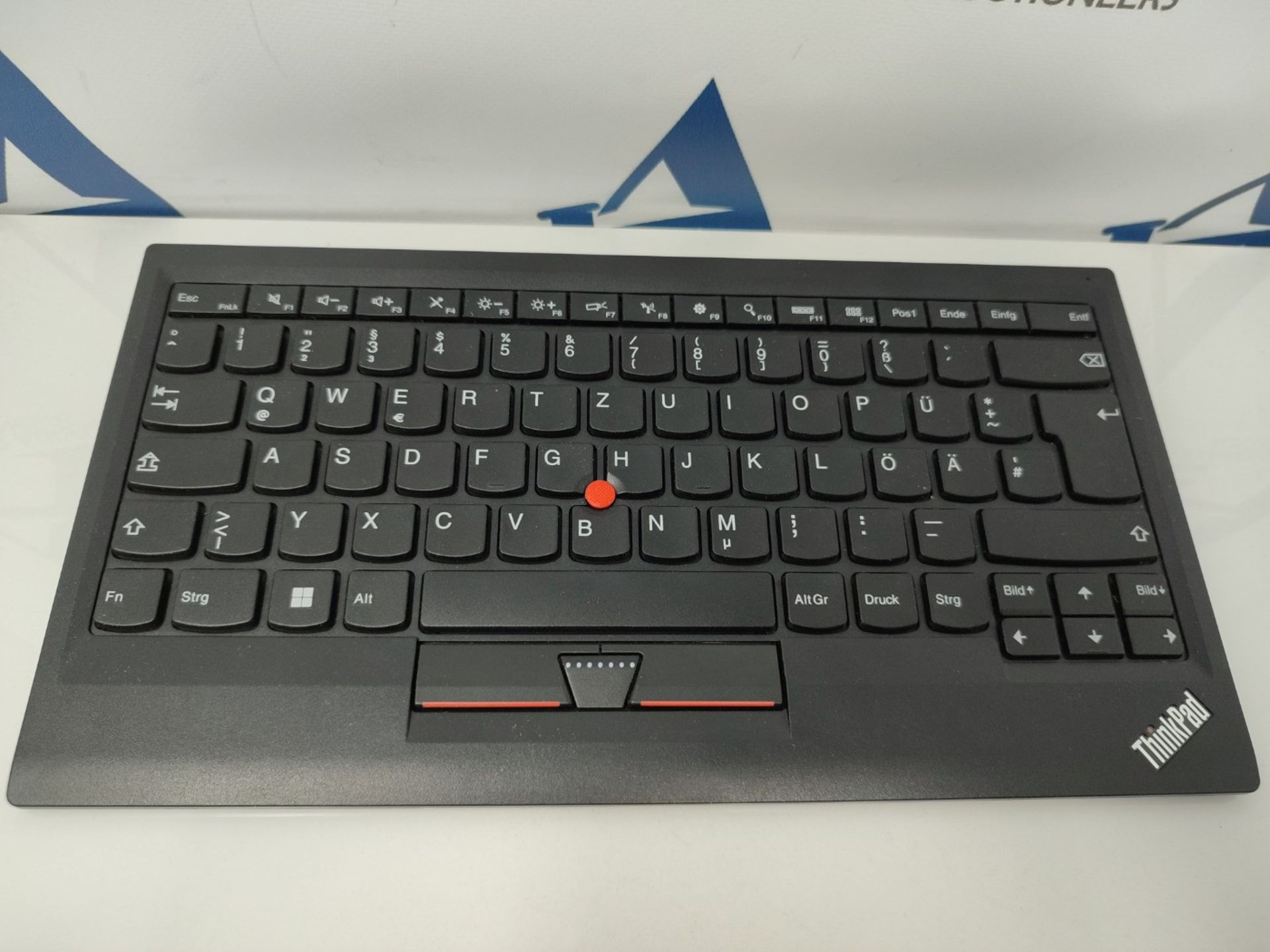 RRP £57.00 Lenovo 0B47202 ThinkPad Compact Keyboard (USB, TrackPoint, German Layout) black - Image 2 of 3