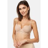 Nur Die Women's BH T-Shirt Bra, Beige (Skin 369), 34A