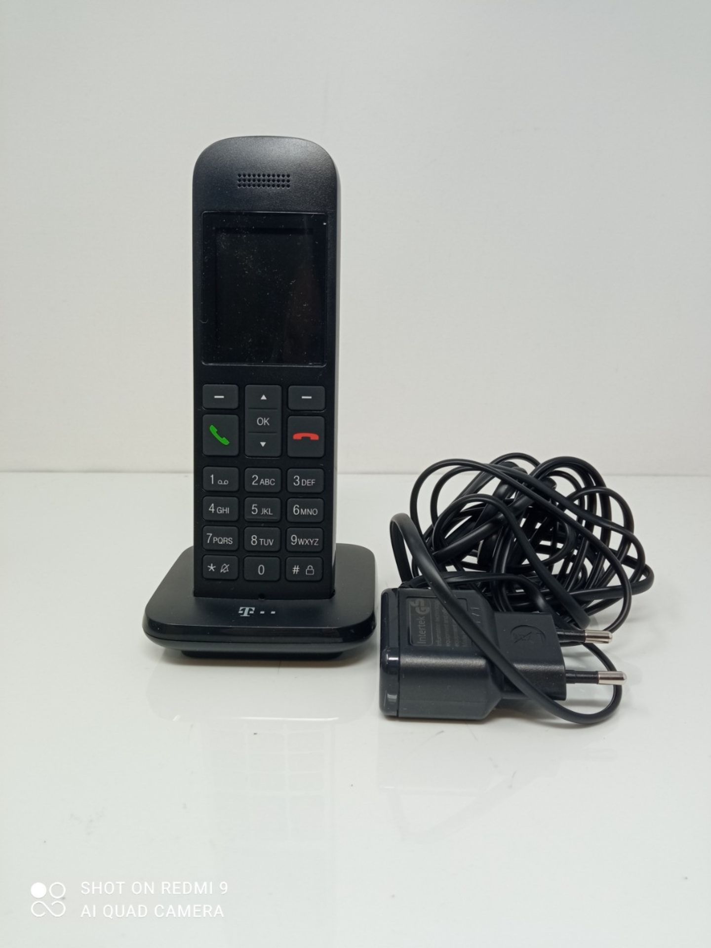 Telekom Speedphone 12 landline phone in black cordless | For use on current routers wi - Bild 3 aus 3