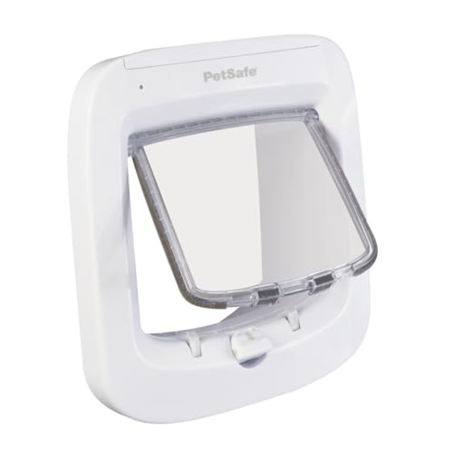 RRP £51.00 PetSafe Microchip Cat Flap, Battery Powered Pet Door, 4-Way Locking and Easy Installat