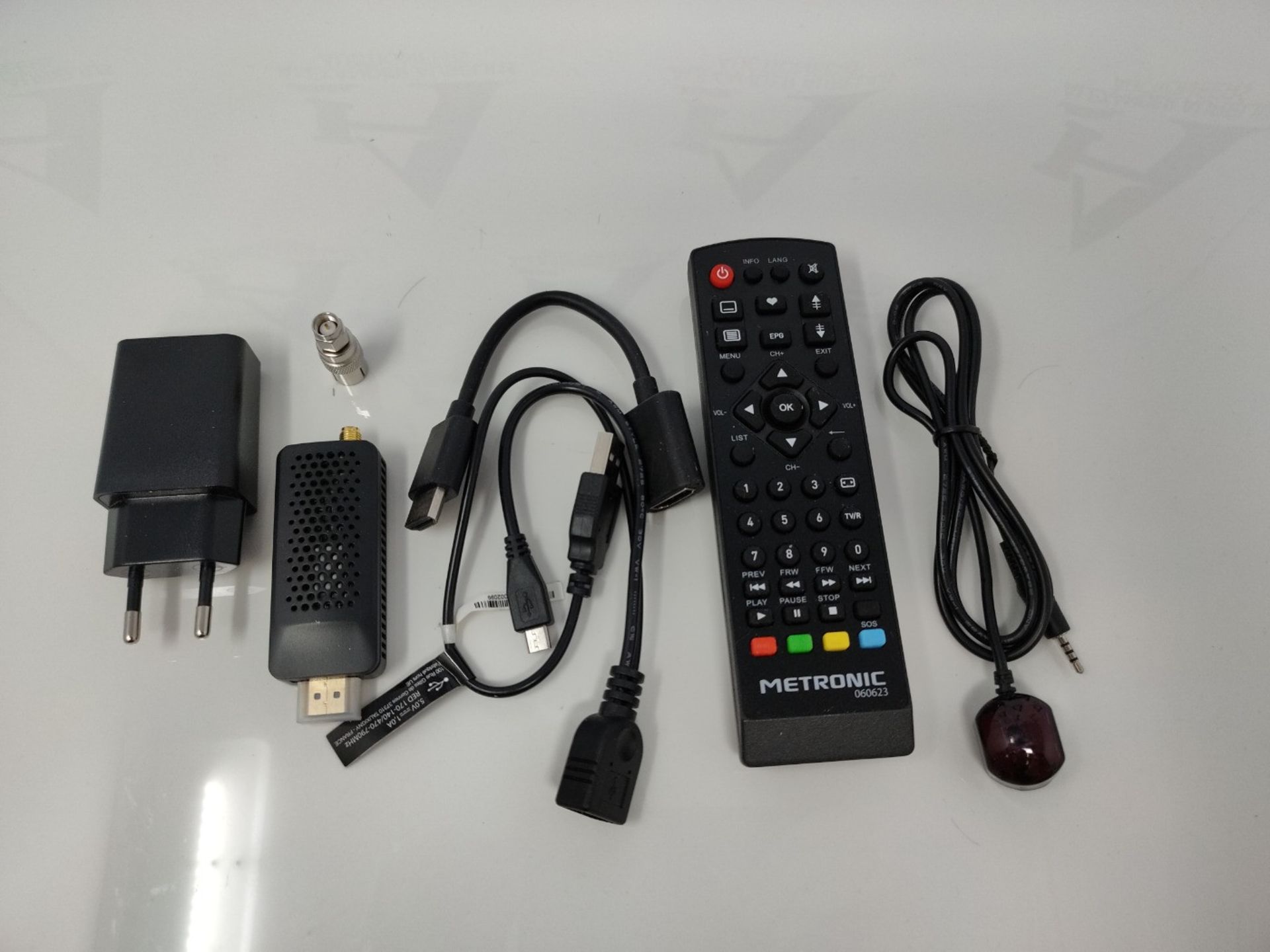 Metronic 441625 Decoder Sintonizzatore Ricevitore TDT DVB-T Compatibile DVB-T2 Dongle - Image 3 of 3