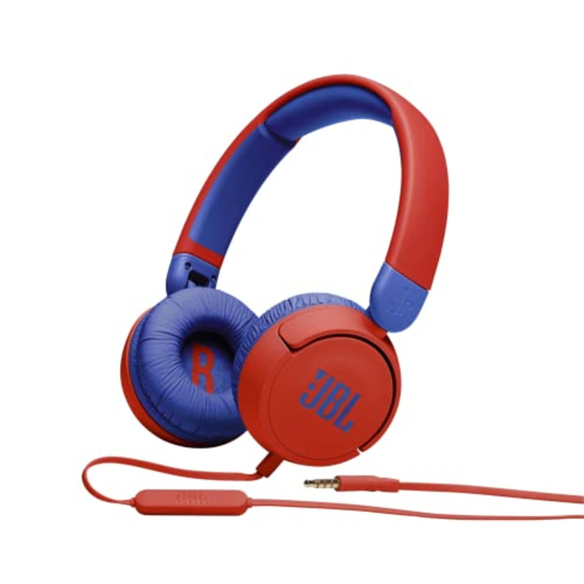 JBL Jr310 On-Ear Kinder-KopfhÃ¶rer in Rot-Blau â¬  Kabelgebundene OhrhÃ¶rer m