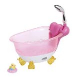 BABY born Bath - Bathtub with Real Light & Sound Effects - For Small Hands - Includes
