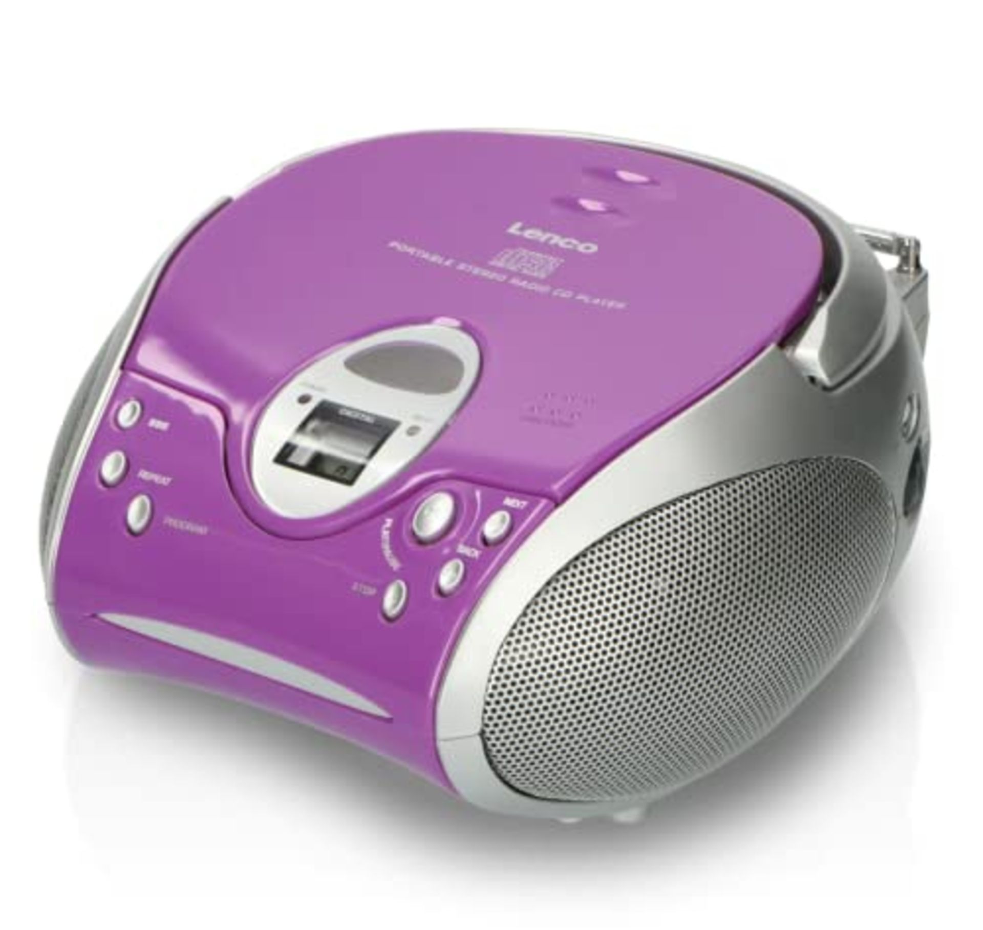Lenco SCD24 - CD player for children - CD radio - stereo system - boombox - FM radio t