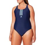 adidas GT2586 SH3.RO MID 3S S Costume da nuoto Donna Team Navy Blue/Pulse Aqua 44