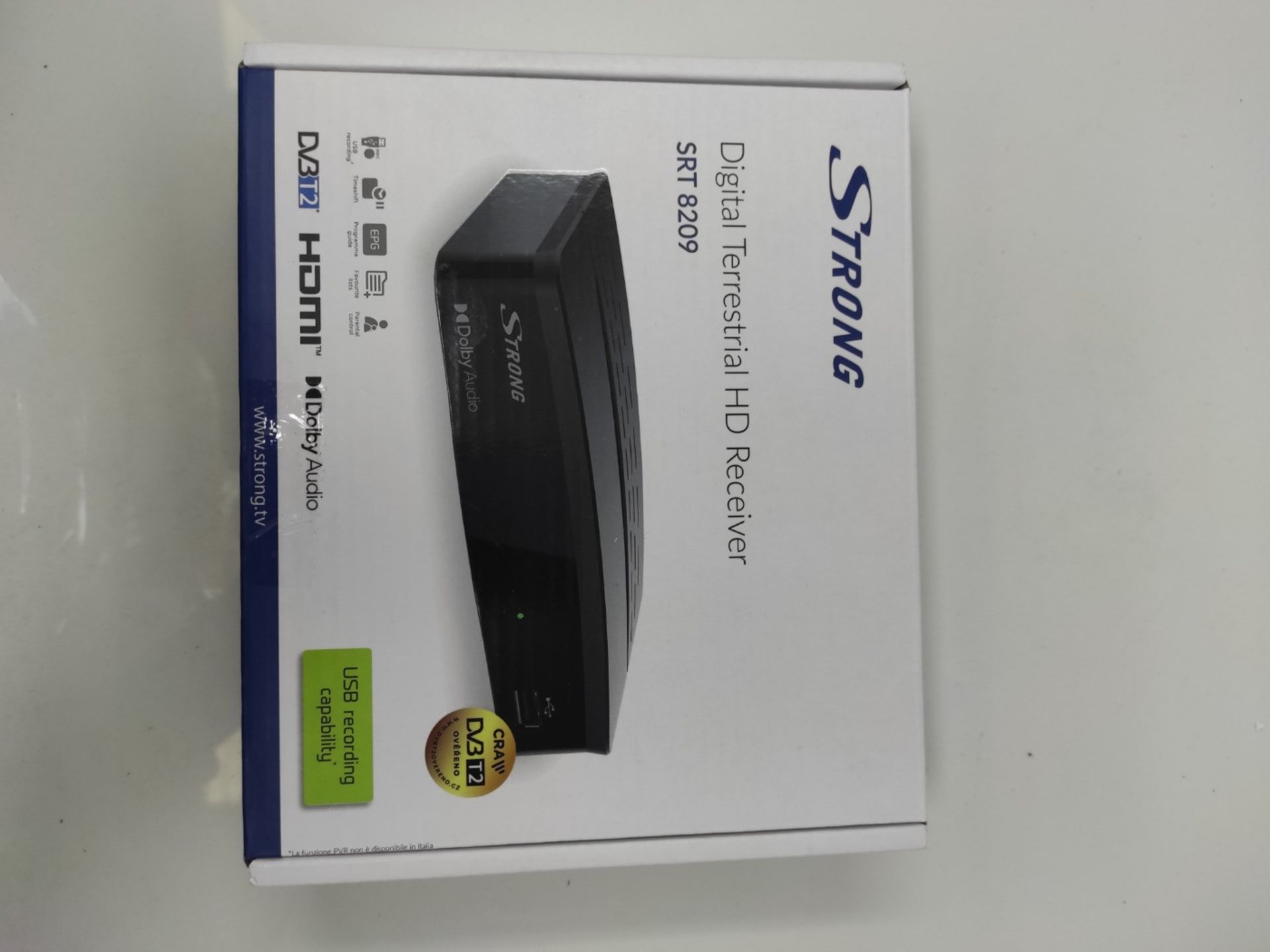 STRONG SRT8209 DÃ©codeur TNT Full HD -DVB-T2 - Compatible HEVC265 - RÃ©cepteur/Tun - Image 2 of 3