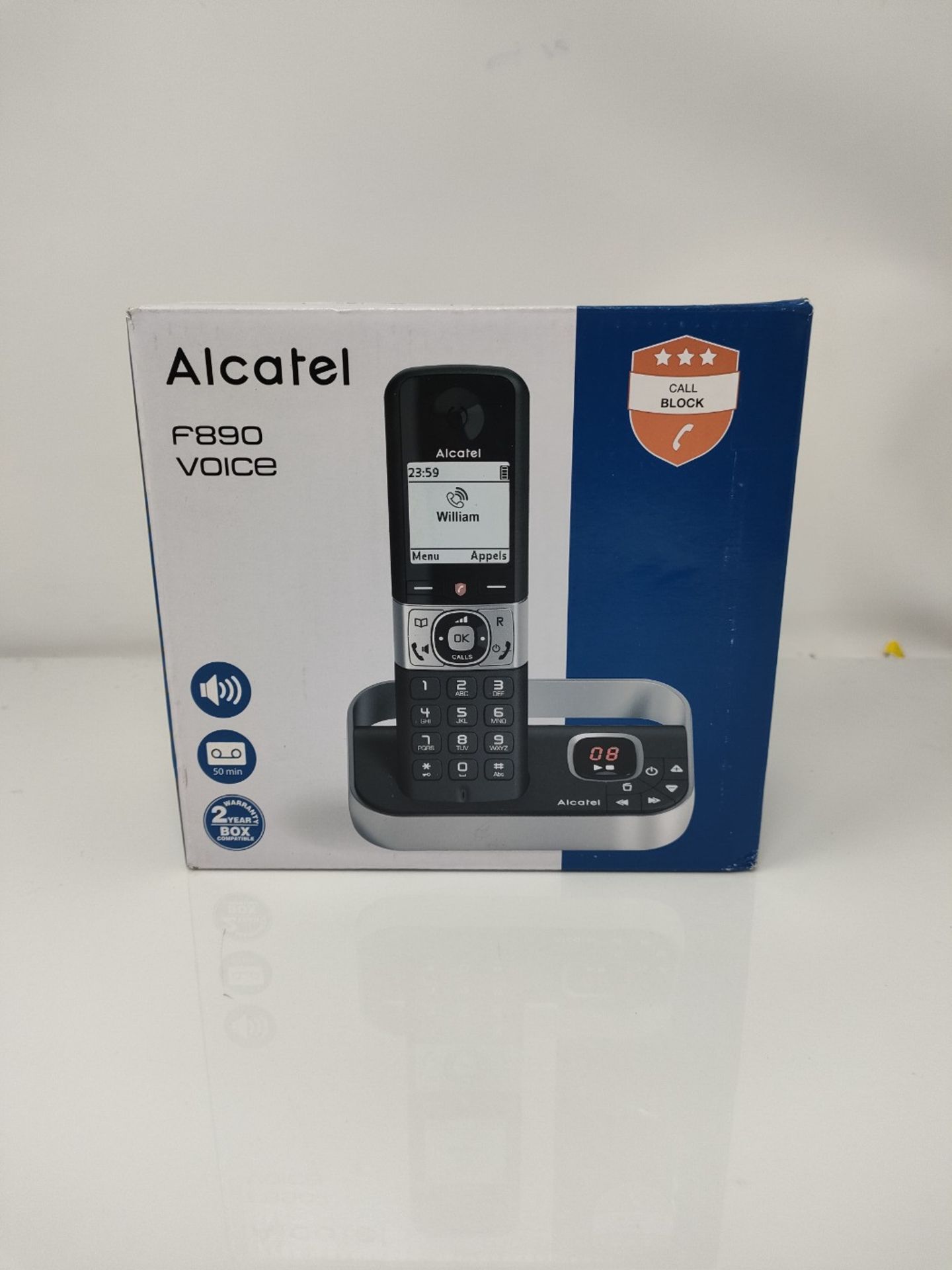 Alcatel Dect F890 Voice Fr Black Scallblock - Image 2 of 3