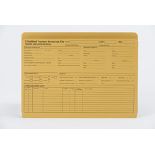 Exacompta Guildhall Human Resources File, 315 gsm, Foolscap , Pre-Printed - Yellow, Pa