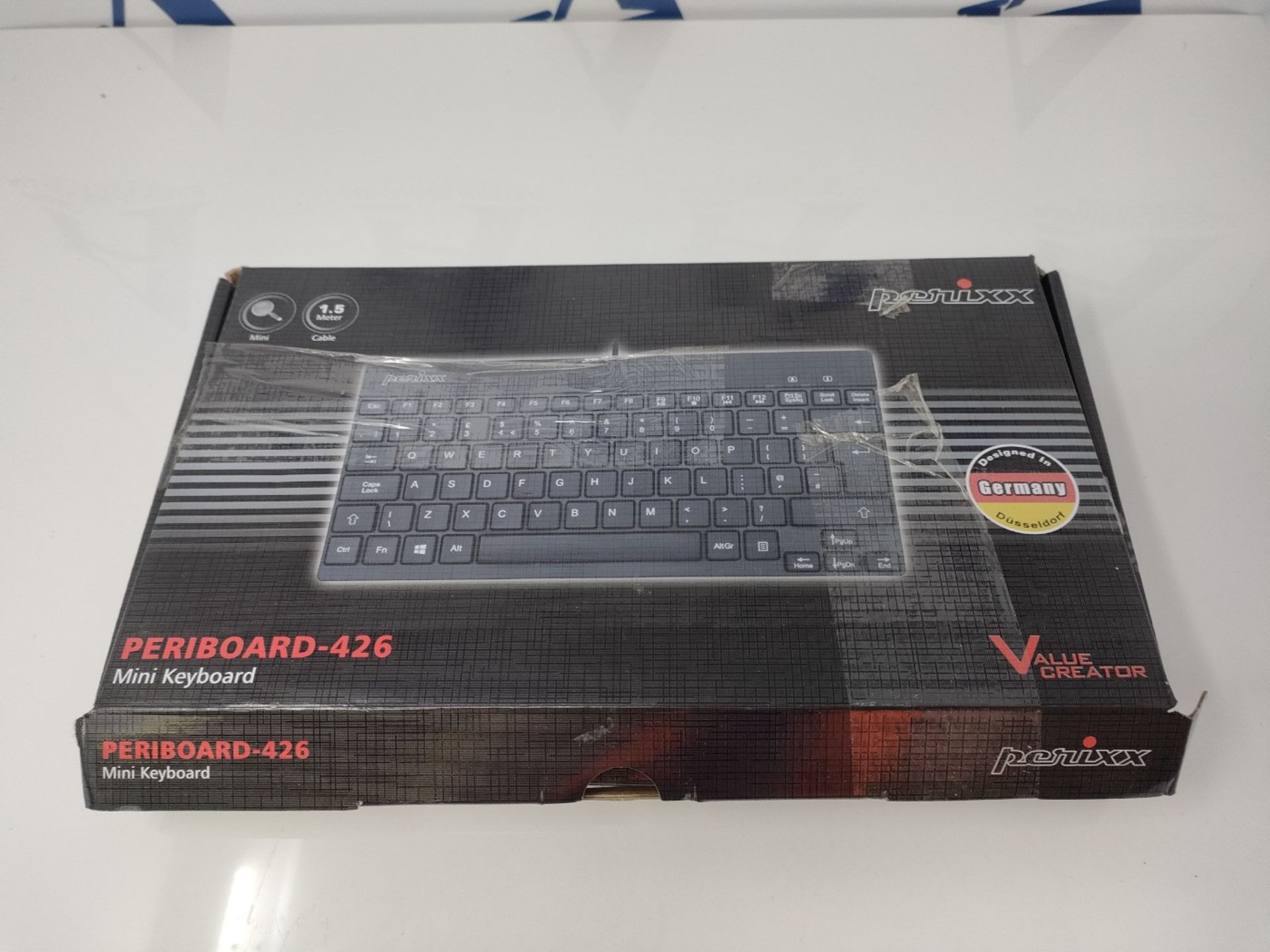 Perixx PERIBOARD-426 Wired USB Mini Keyboard with Flat Keys 11666 - Image 2 of 3