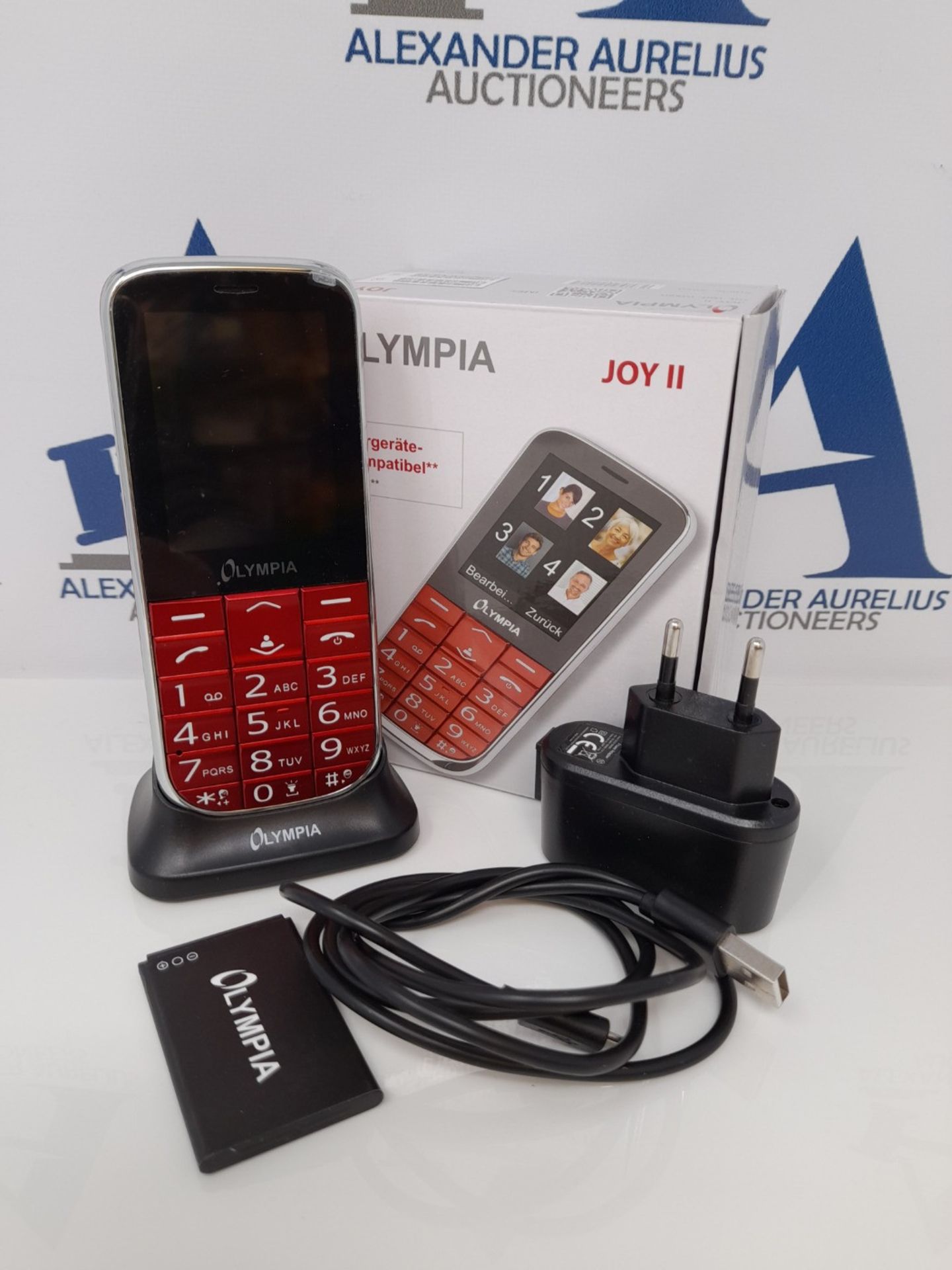 Olympia 2220 Joy II cell phone for seniors without a contract senior cell phone button - Image 2 of 3