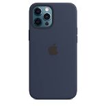 Apple Silicone Case with MagSafe (for iPhone 12 Pro Max) - Deep Navy