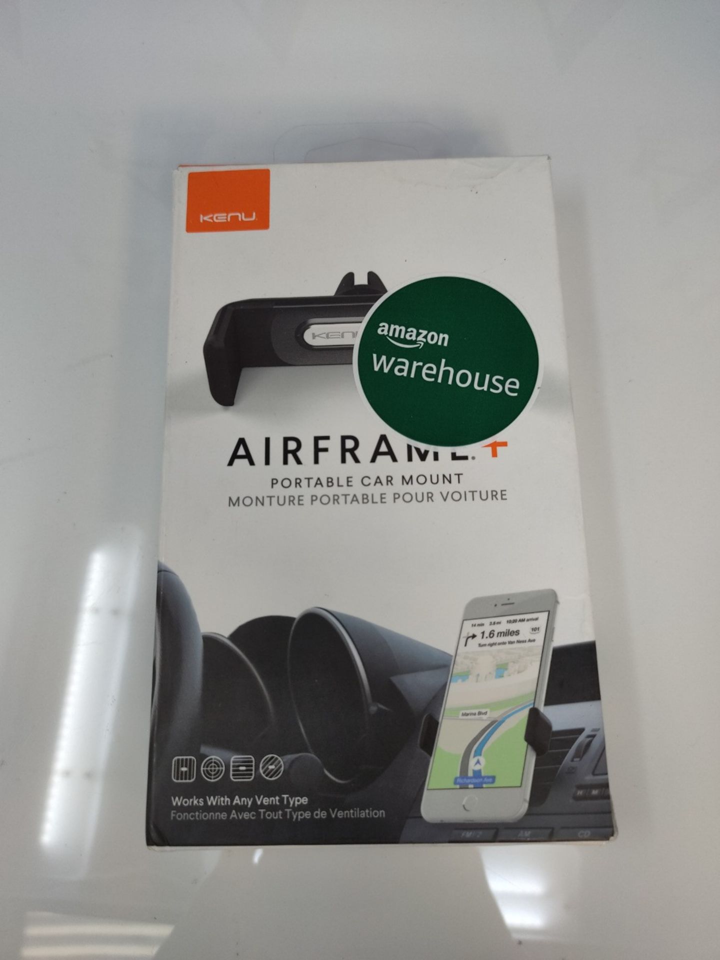 Kenu Airframe+ kenu012 Rotating Air Vent Mobile Phone Cradle Car Holder for Smartphone - Image 2 of 3