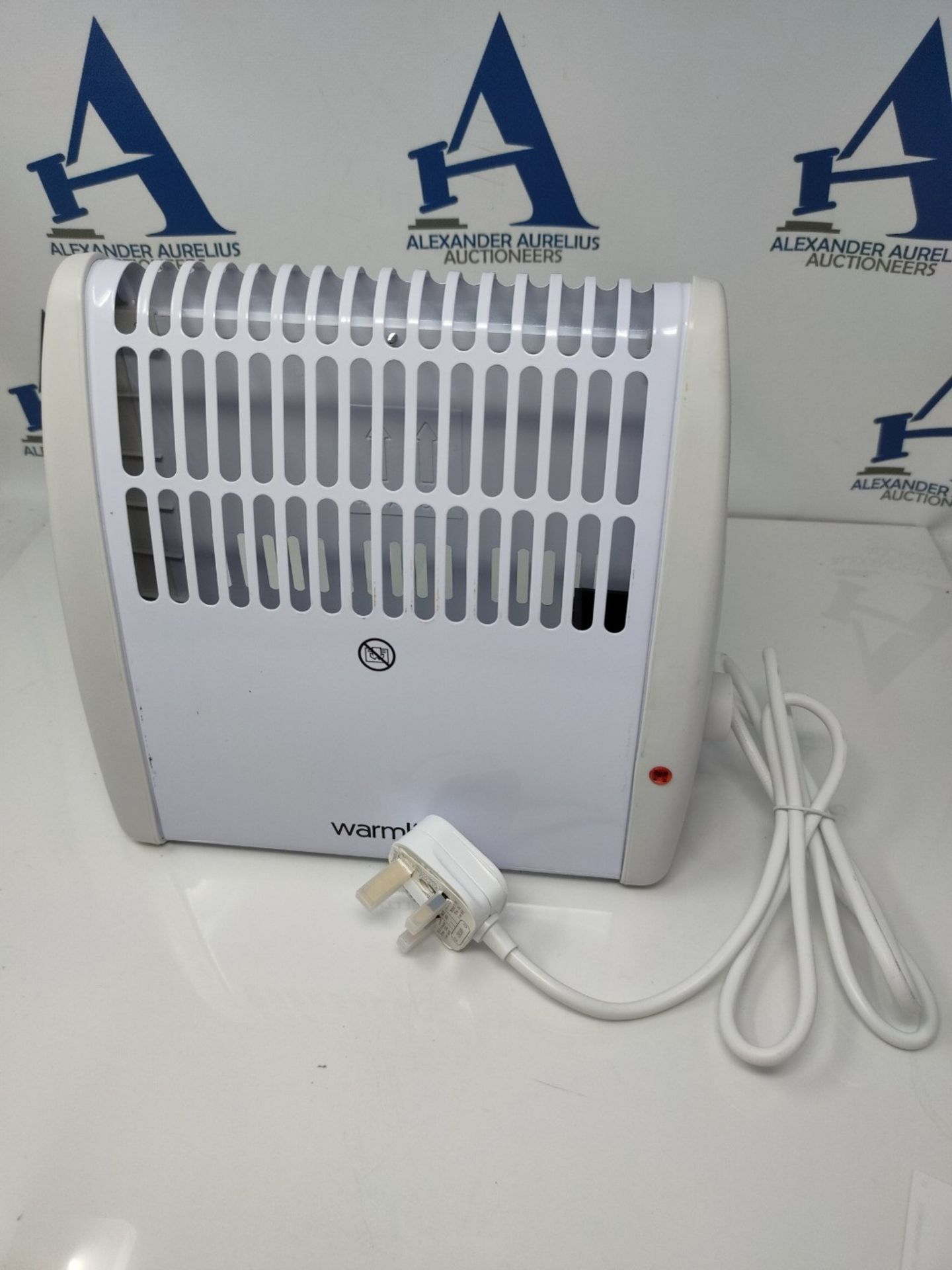 Warmlite WL41003Y Compact Convection Heater, 450W Freestanding or Wall Mountable with - Image 3 of 3