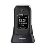 FUNKER - TELEFONO SENIOR C85BL PLEGABLE 2G DOBLE PANTALLA BT NEGRO - TELE42149