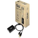 RRP £73.00 Club 3D Mini DisplayPort 1.2a to Dual Link DVI-D Active Adapter