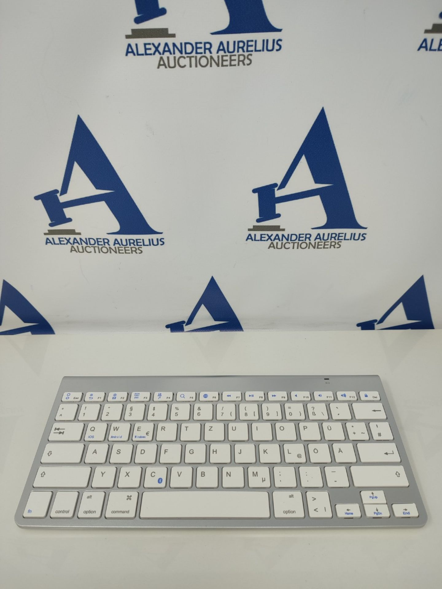 CSL - Bluetooth Tastatur kompatibel mit Mac Layout - Kabellos Keyboard - Multimediatas - Bild 3 aus 3