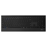 Rapoo E9500M wireless keyboard, Bluetooth and wireless (2.4 GHz) via USB, connect mult