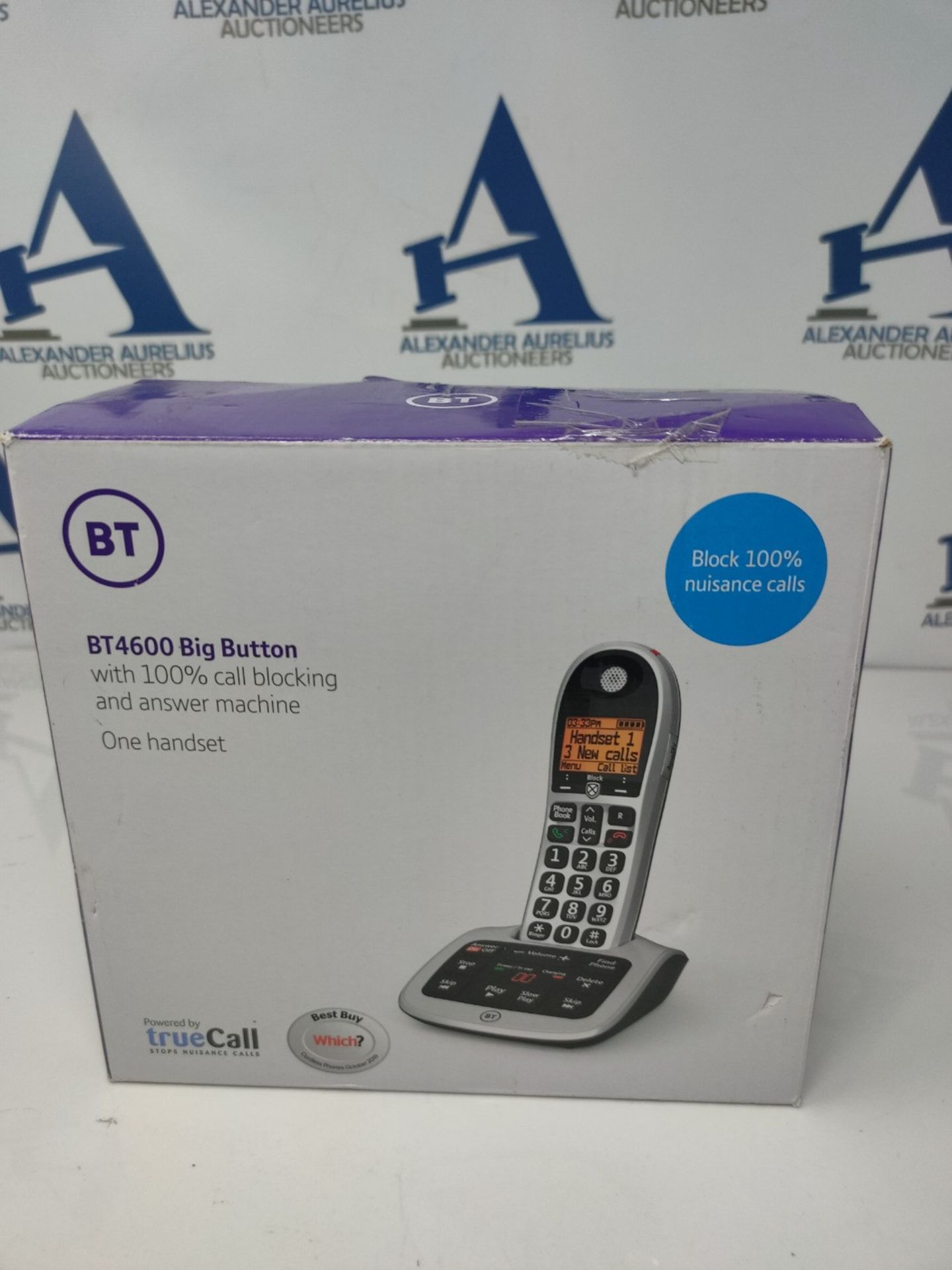 BT 4600 Big Button Advanced Call Blocker Home Phone with Answer Machine - Image 2 of 3