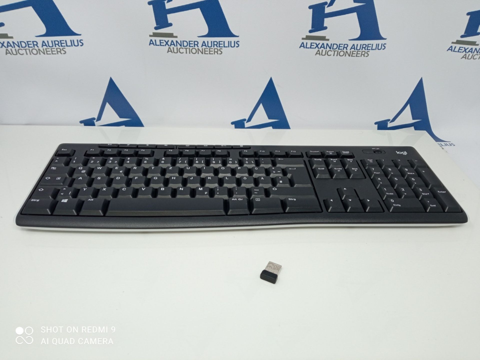Logitech K270 Kabellose Tastatur fÃ¼r Windows, 2,4 GHz kabellos, StandardgrÃ¶Ãxe - Image 3 of 3