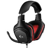 Logitech G332 Wired Gaming Headset, 50 mm Audio Drivers, Rotating Leatherette Ear Cups