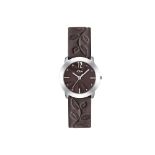 s.Oliver Women's Quartz Watch with Brown Dial Analogue Display and Brown Leather Strap