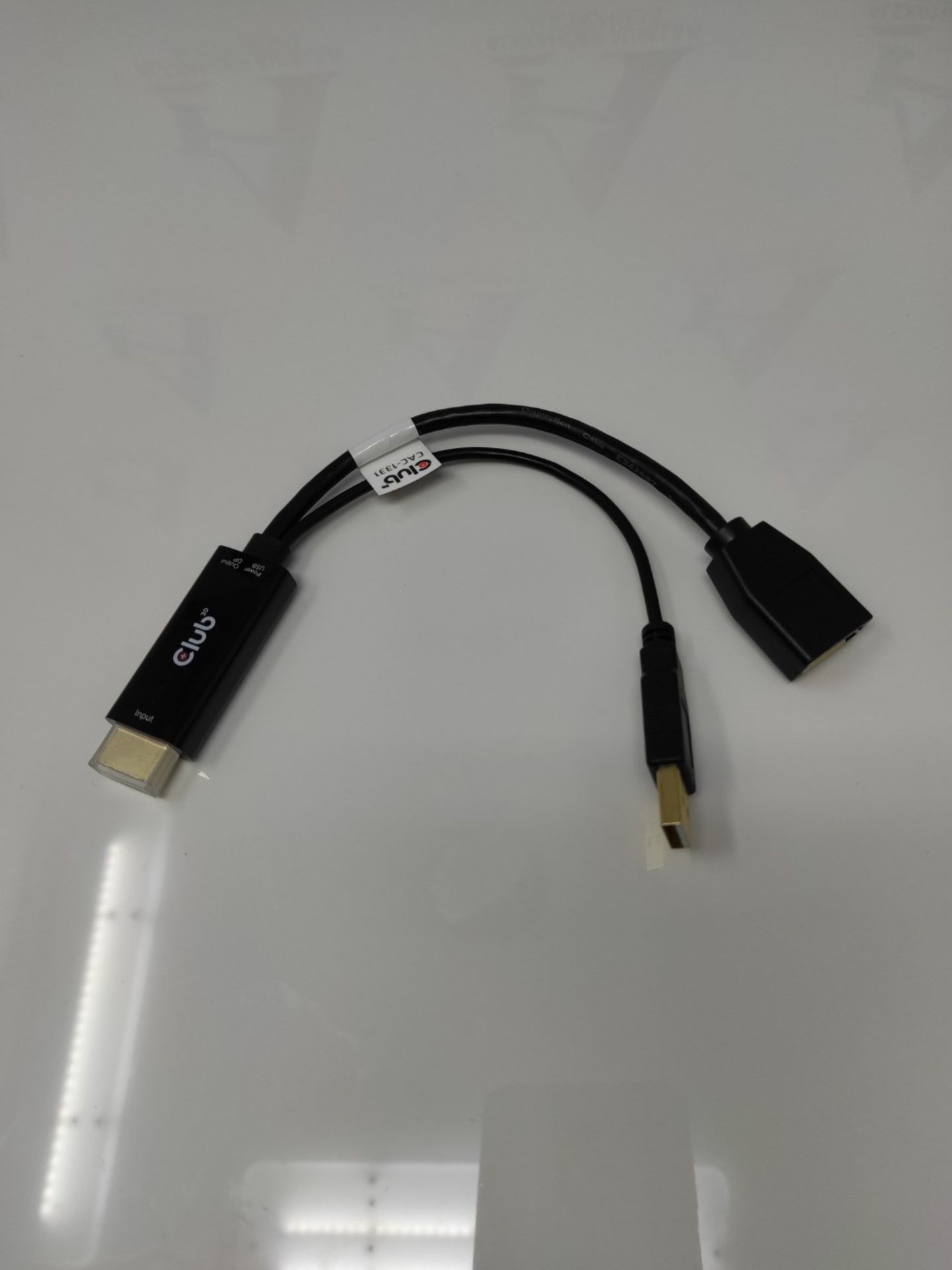 Club3D CAC-1331 - HDMI to DisplayPort 1.2 4K60Hz M/F Active Adapter - Image 3 of 3