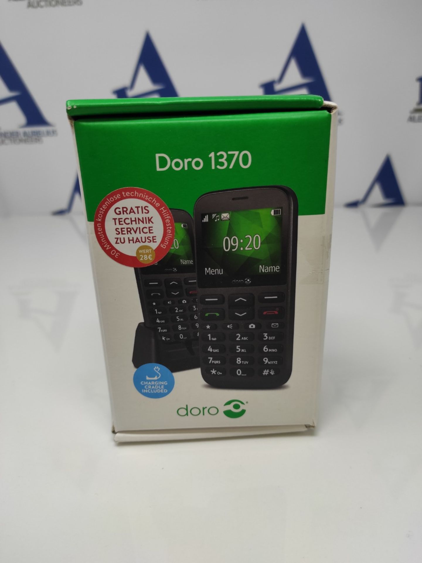 Doro 1370 GSM mobile phone with camera (3 MP, HAC, Bluetooth), anthracite - Image 2 of 3