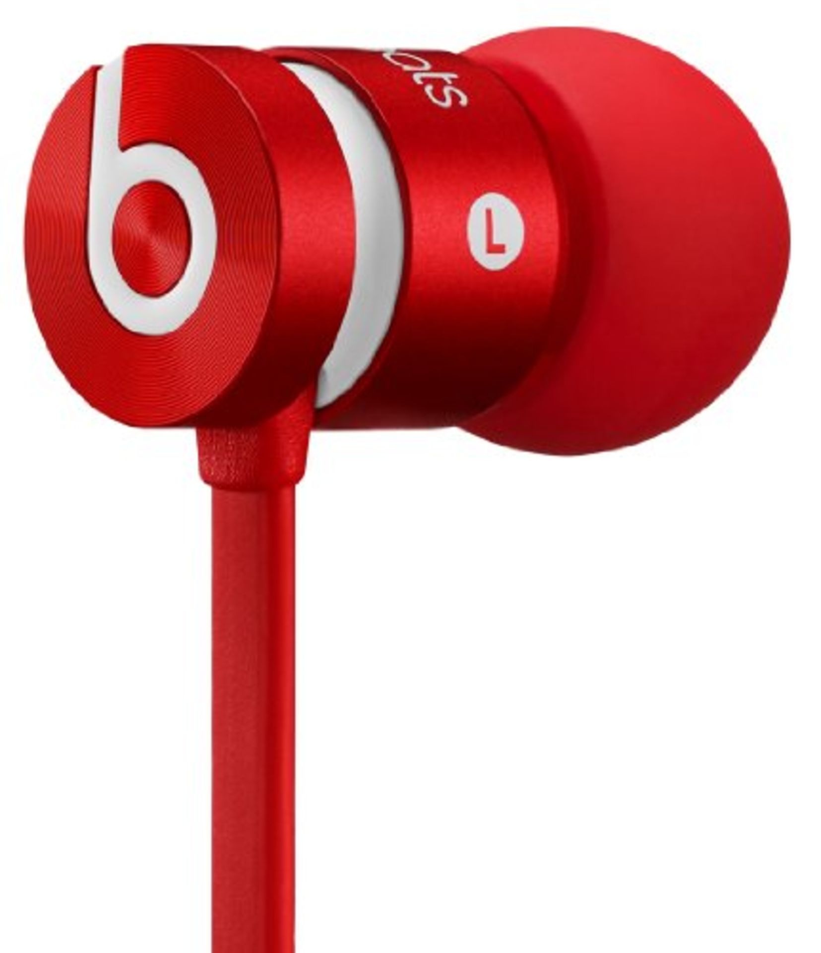 RRP £90.00 Beats by Dr. Dre urBeats In-Ear Headphones - Monochromatic Red