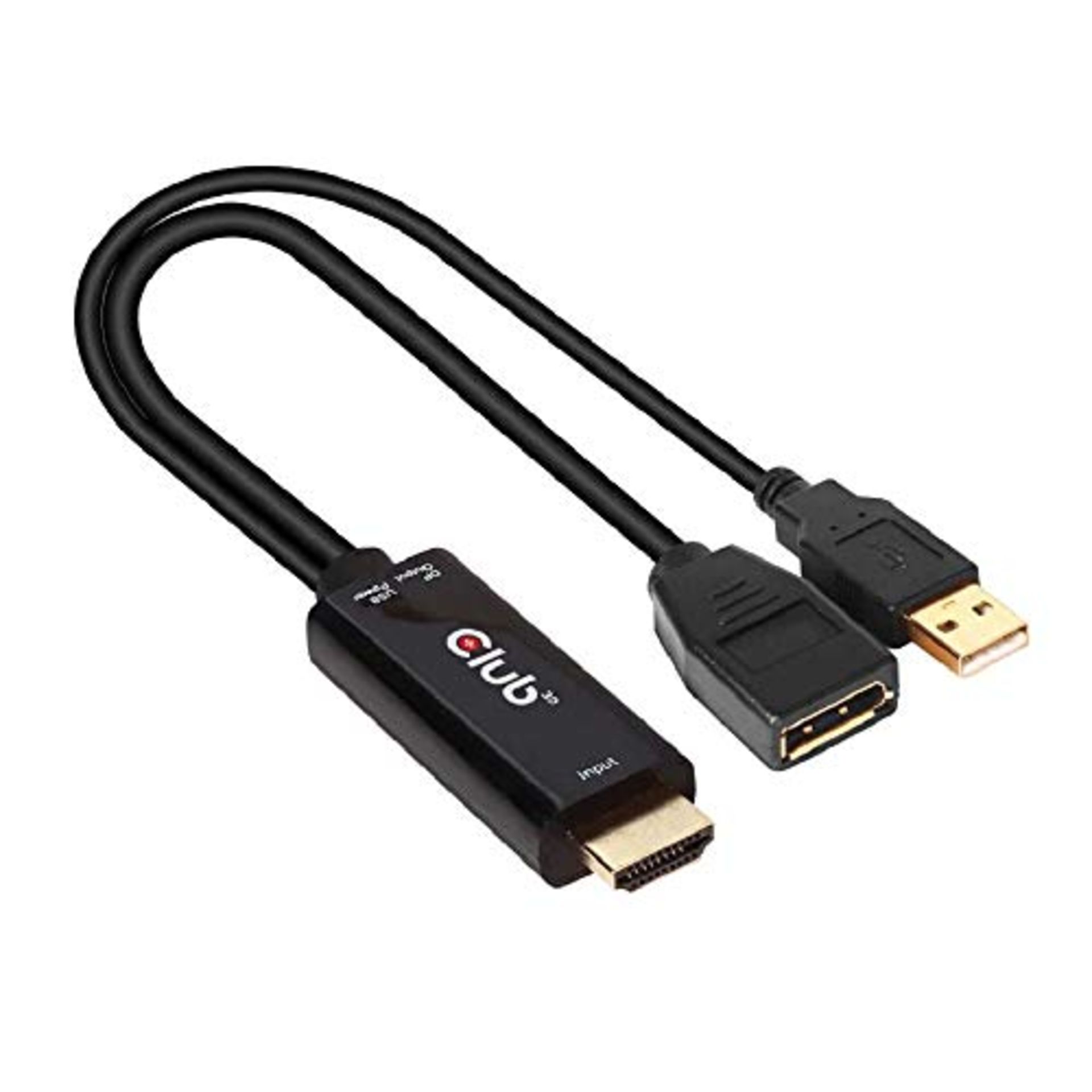 Club3D CAC-1331 - HDMI to DisplayPort 1.2 4K60Hz M/F Active Adapter