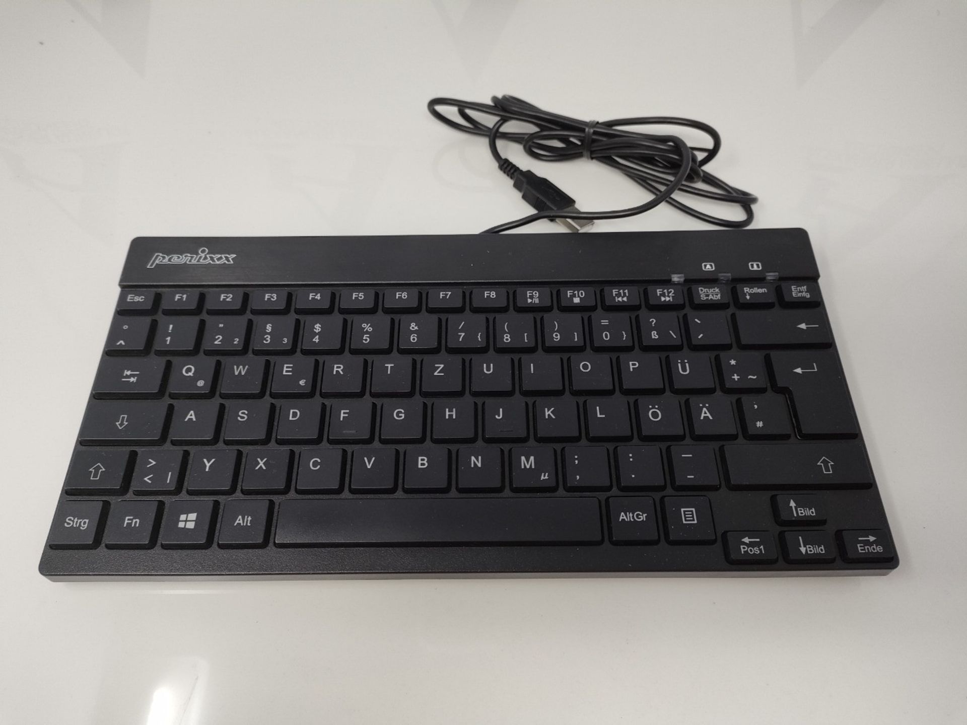 Perixx PERIBOARD-426 Wired USB Mini Keyboard with Flat Keys 11666 - Image 3 of 3
