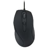 Speedlink AXON Silent Optical Mouse - USB Mouse- Ergonomic, Rubber/Black
