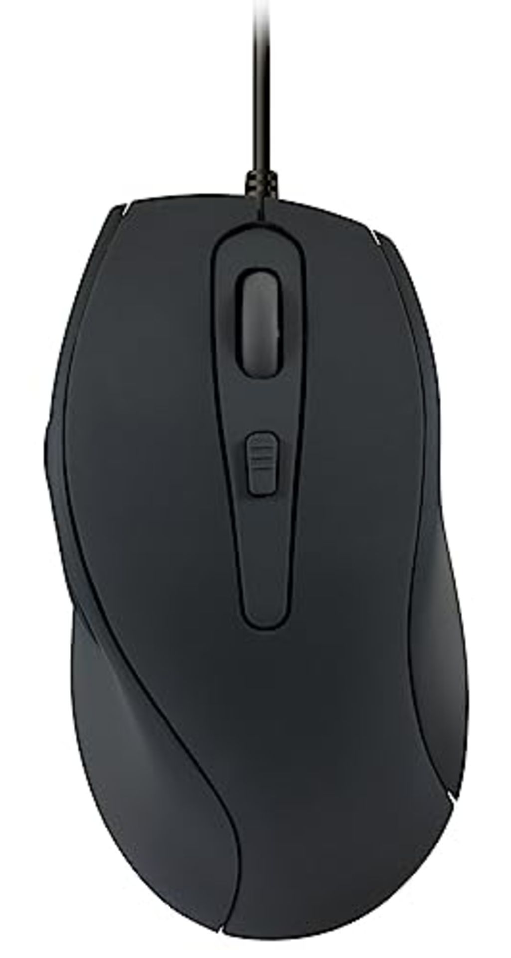 Speedlink AXON Silent Optical Mouse - USB Mouse- Ergonomic, Rubber/Black